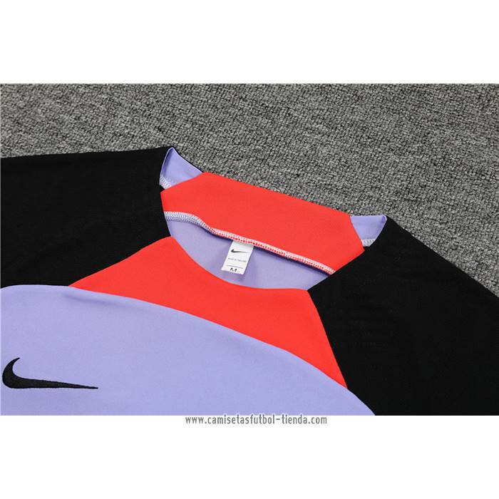 Chandal del Liverpool 2022 2023 Manga Corta Purpura - Pantalon Corto